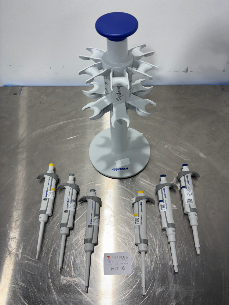 Image of Eppendorf Research Plus x6 pipettes